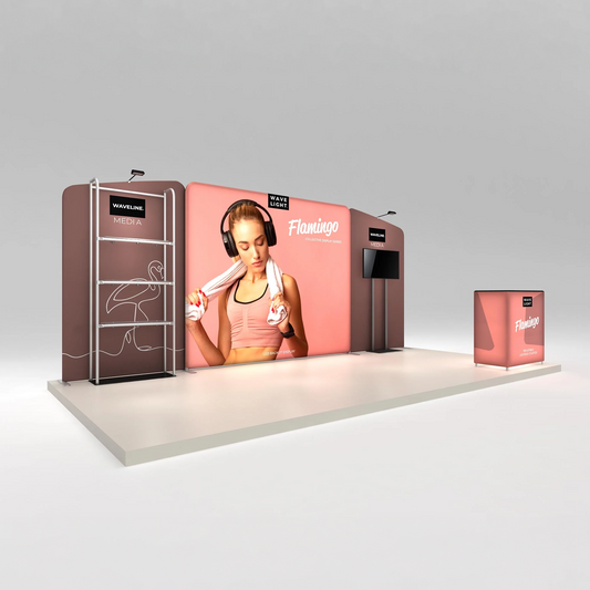 10ft x 20ft Flamingo Inline Display