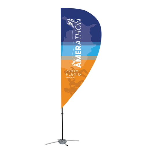 10 ft. Zoom Flex D-Shaped Medium Flag