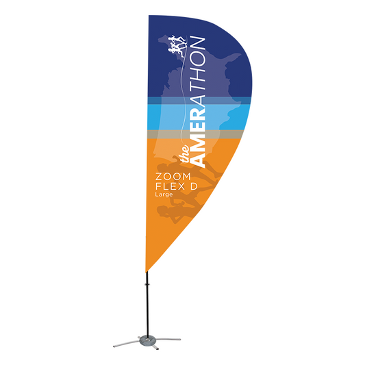 11,7 ft. Zoom Flex D-Shaped Large Flag