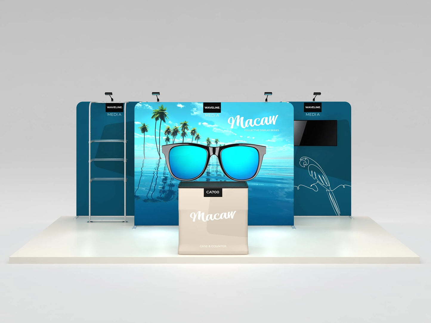 10ft x 20ft Macaw Inline Display