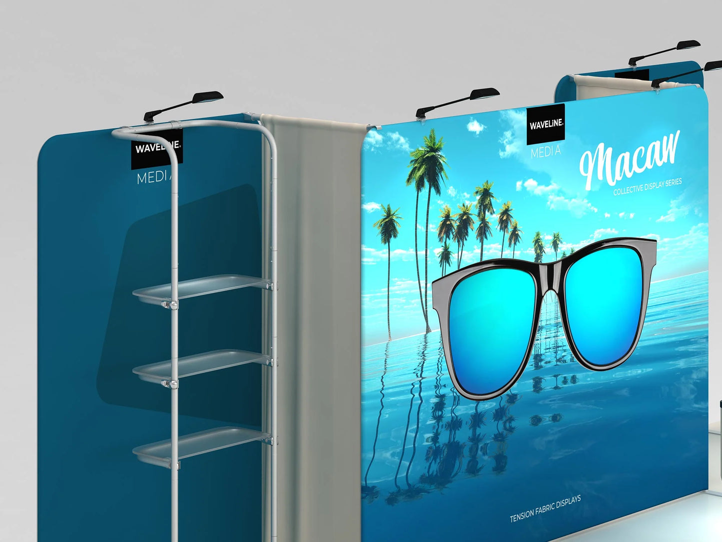 10ft x 20ft Macaw Inline Display