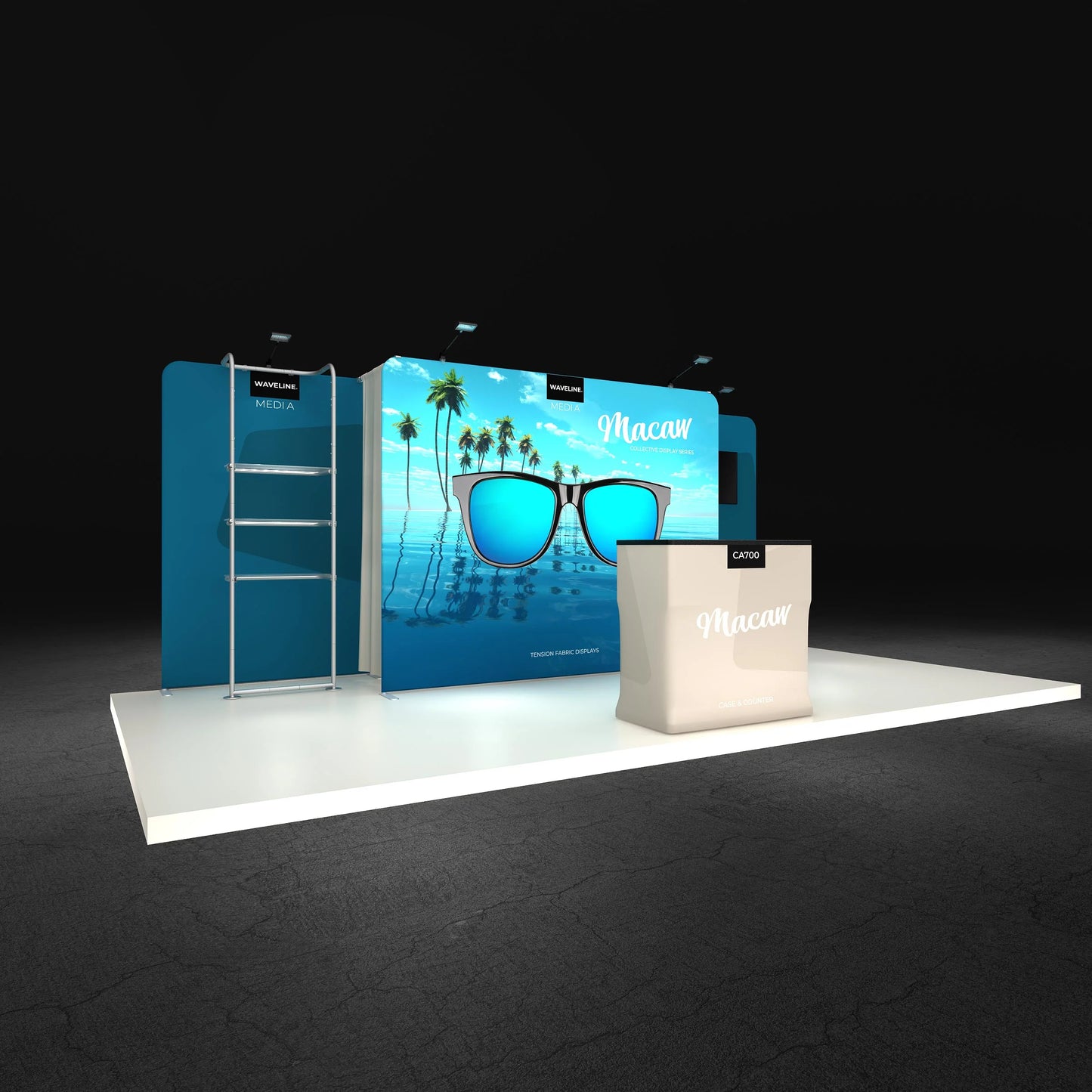10ft x 20ft Macaw Inline Display