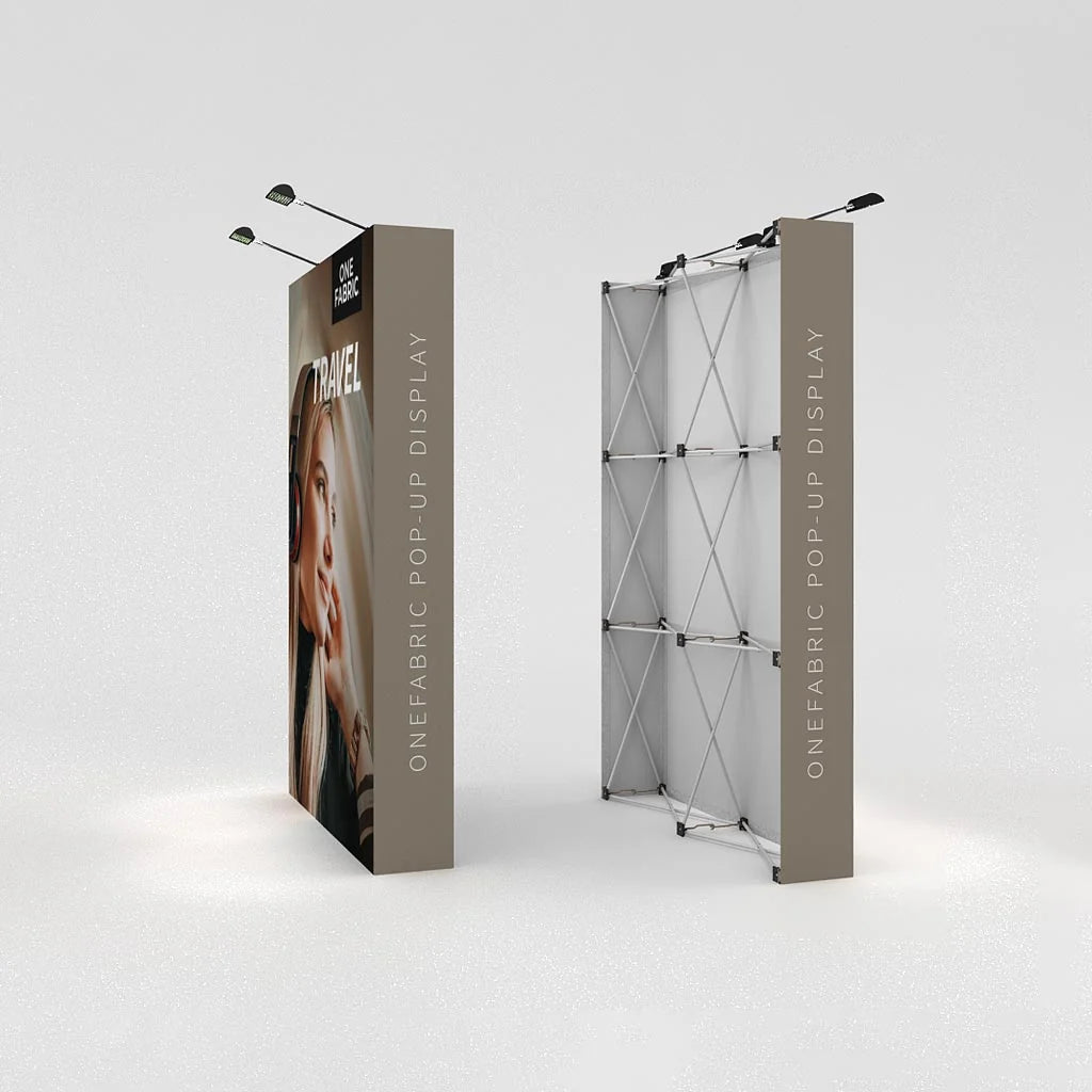 5ft x 8ft OneFabric Straight Pop Up Display