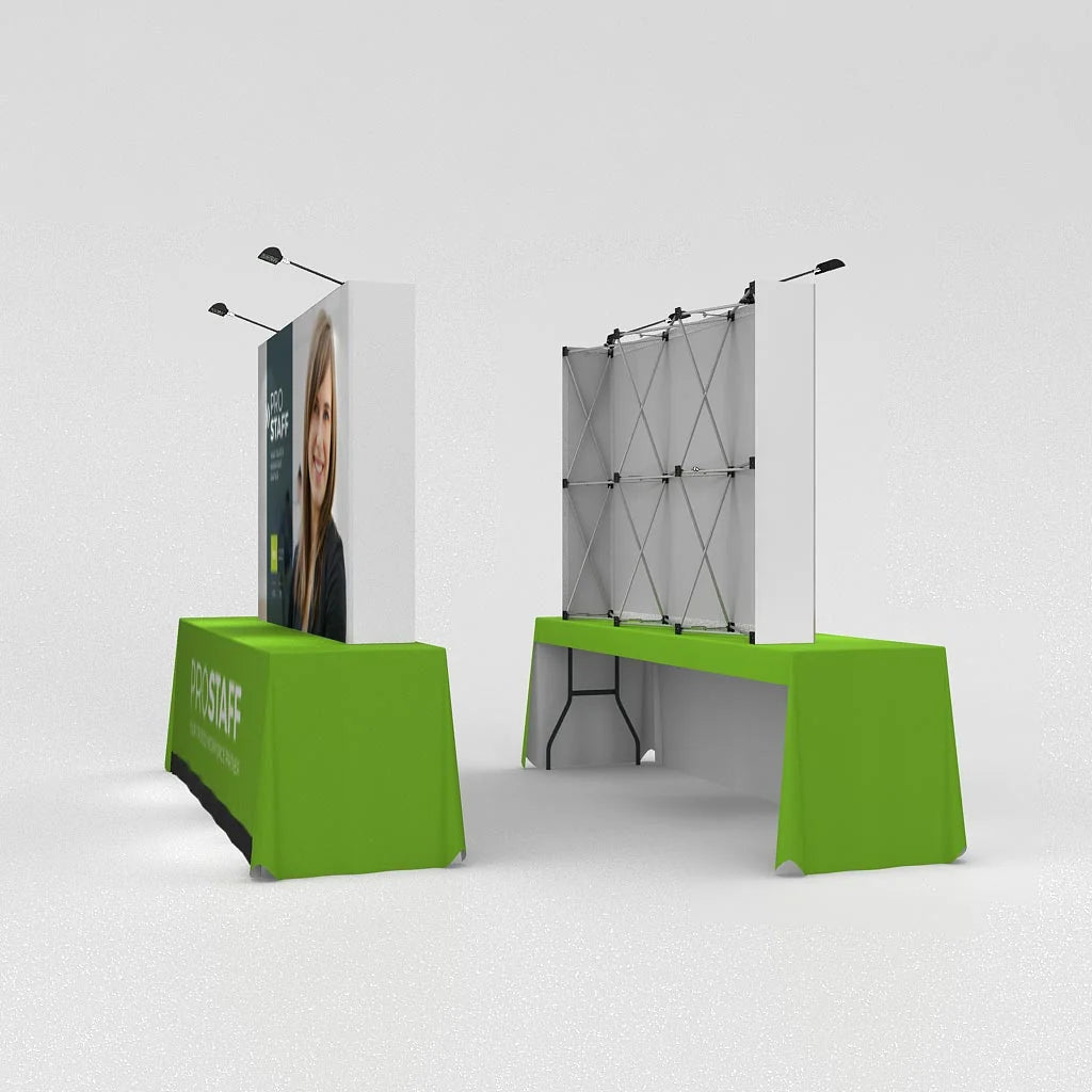 8ft x 5ft OneFabric Straight Pop Up Tabletop Display