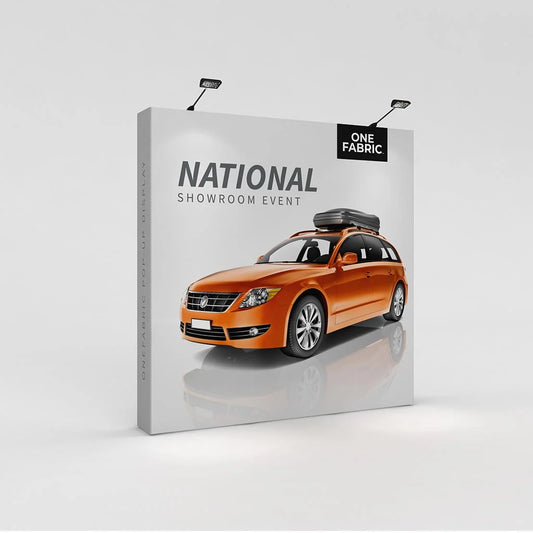8ft x 8ft OneFabric® Straight Pop Up Display