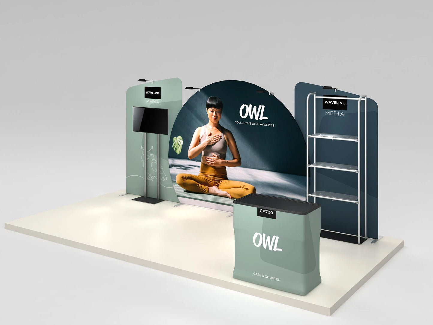 10ft x 20ft Owl Inline Display