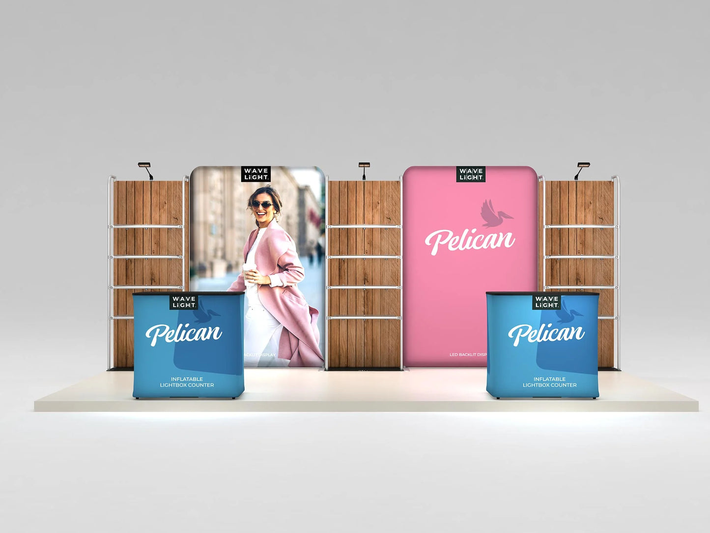 10ft x 20ft Pelican Inline Display