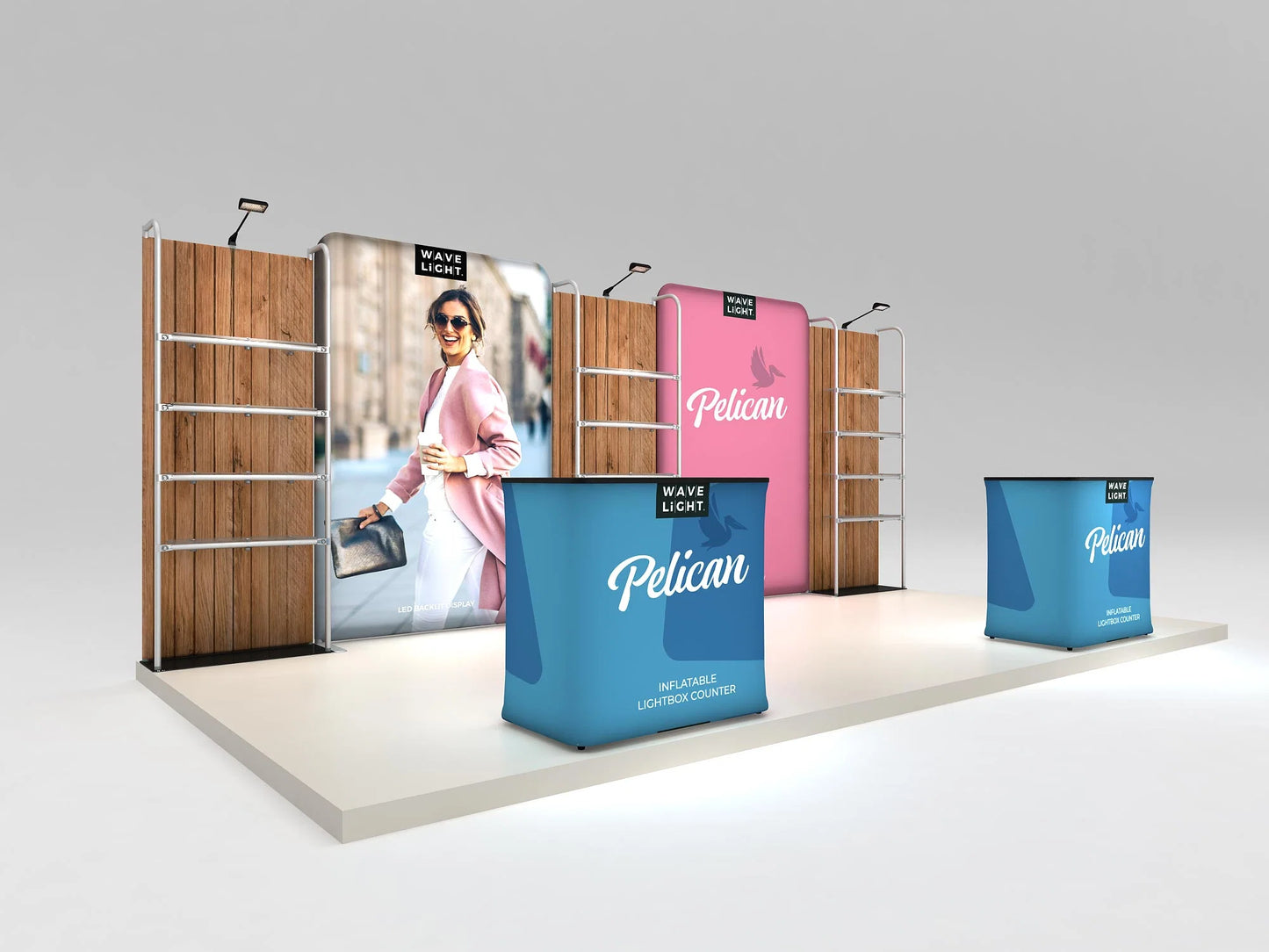 10ft x 20ft Pelican Inline Display