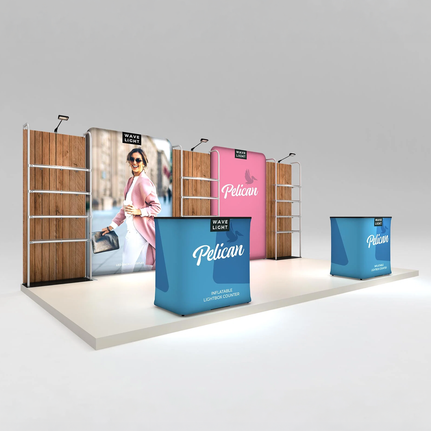 10ft x 20ft Pelican Inline Display