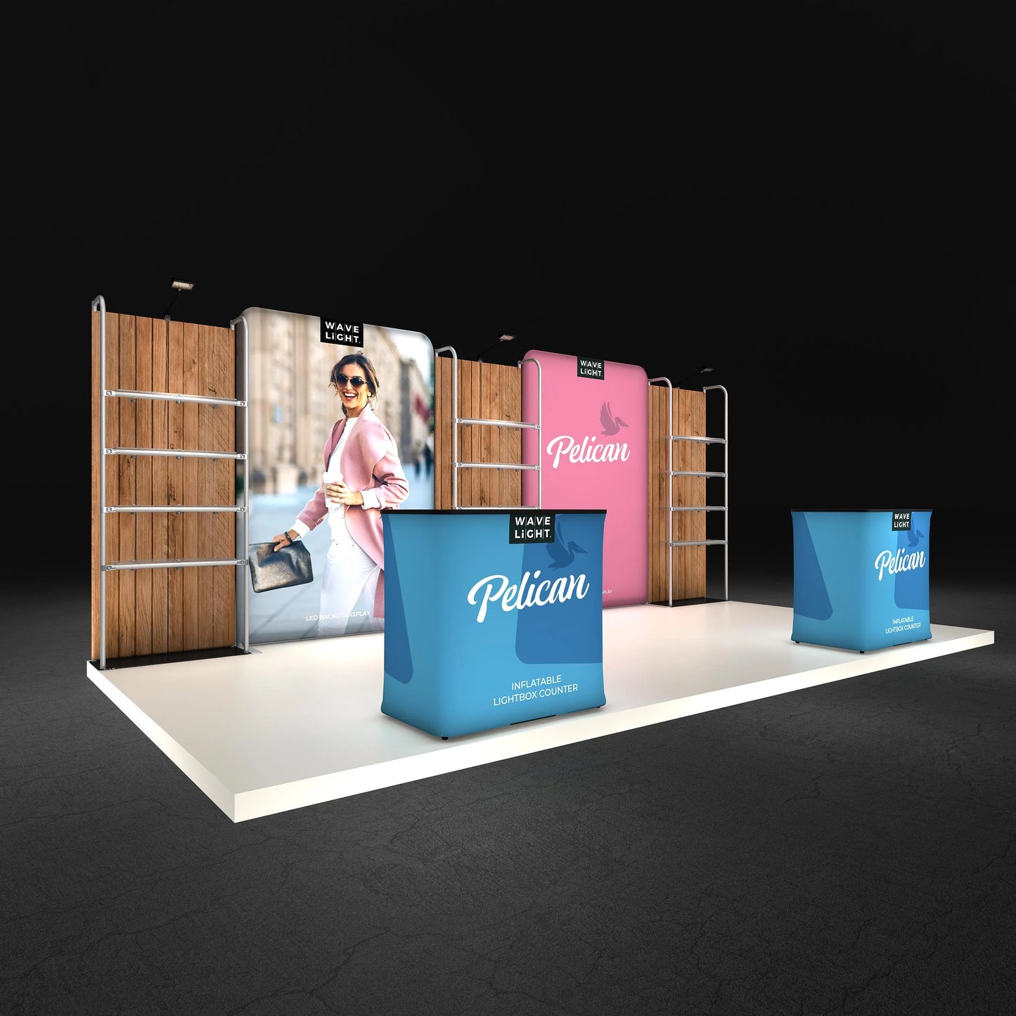 10ft x 20ft Pelican Inline Display