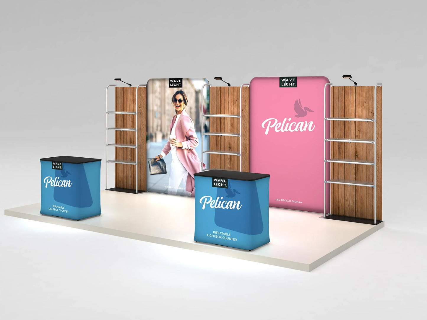 10ft x 20ft Pelican Inline Display