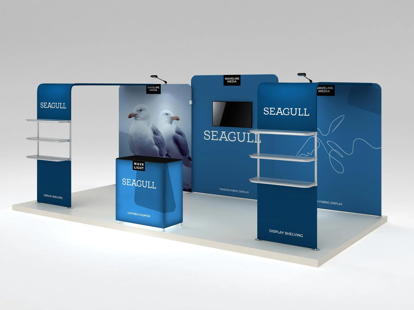 10ft x 20ft Seagull Inline Display