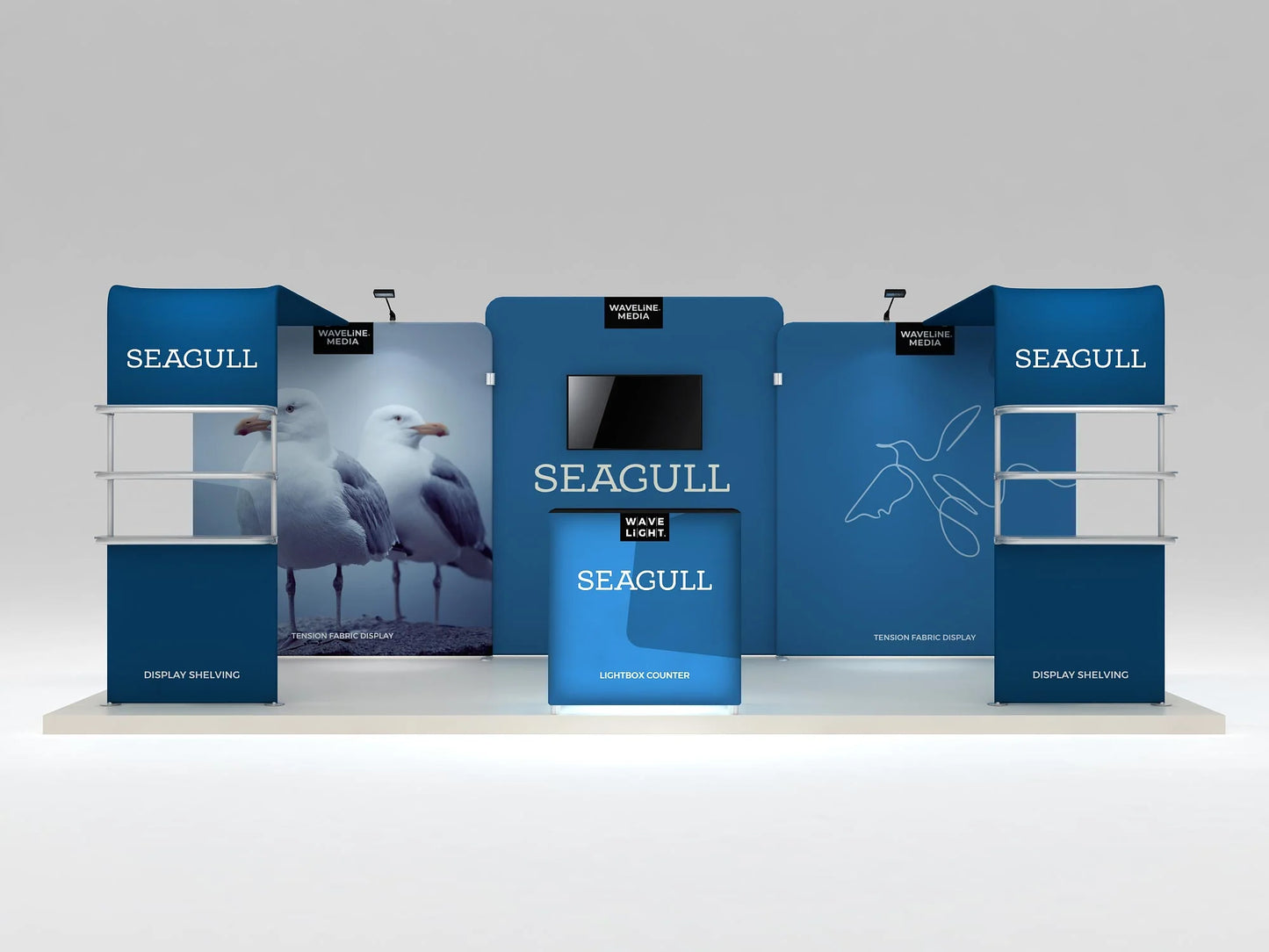 10ft x 20ft Seagull Inline Display