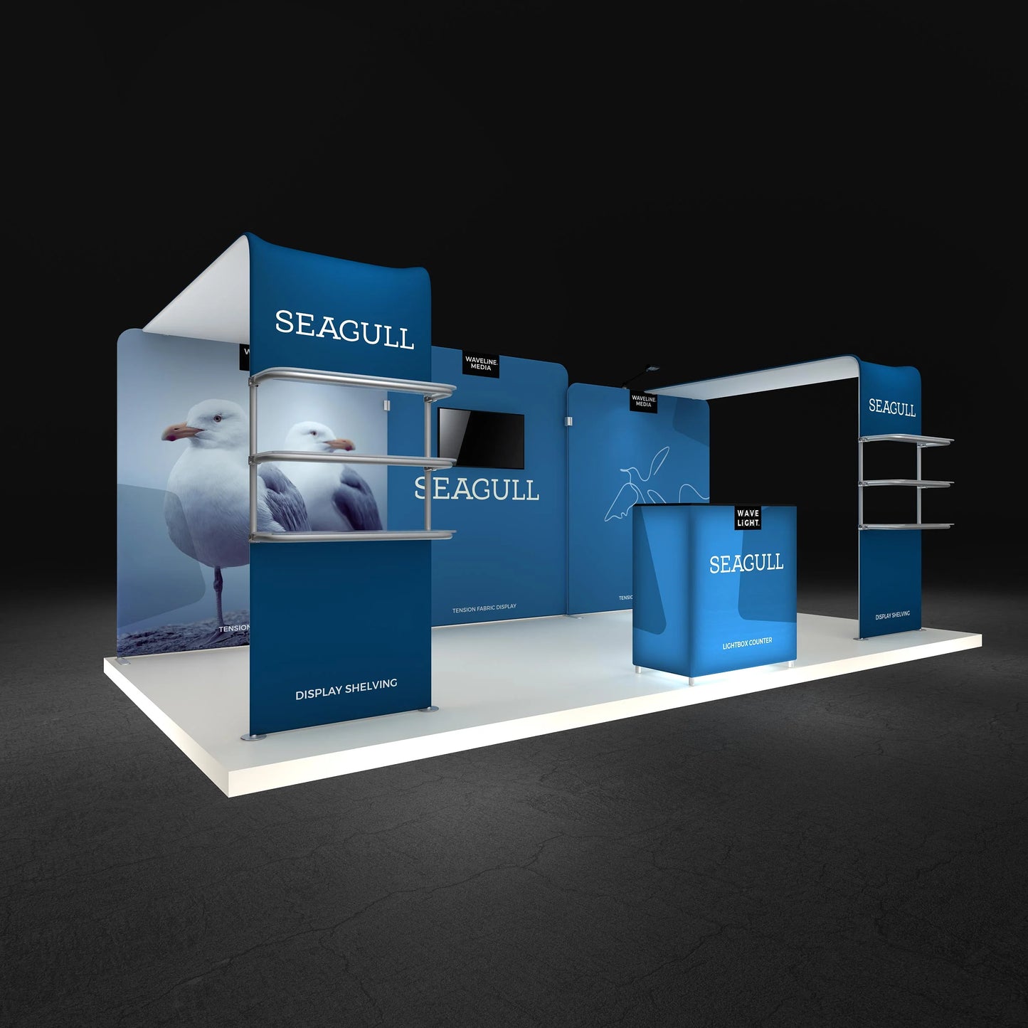 10ft x 20ft Seagull Inline Display