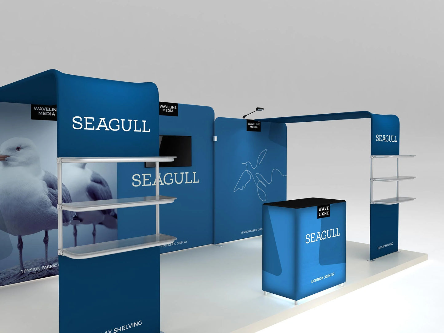10ft x 20ft Seagull Inline Display