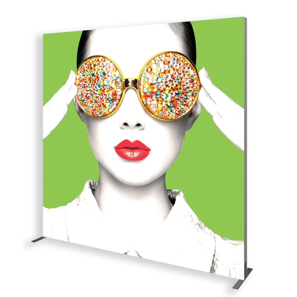 8ft x 8ft Vector Frame Light Box Square 04 Fabric Banner Display