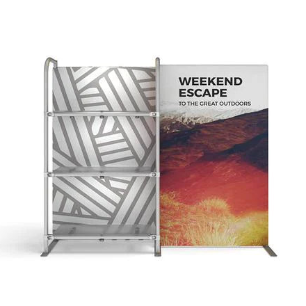 6ft x 6ft WaveLine® Merchandiser Tension Fabric Display Kit S02