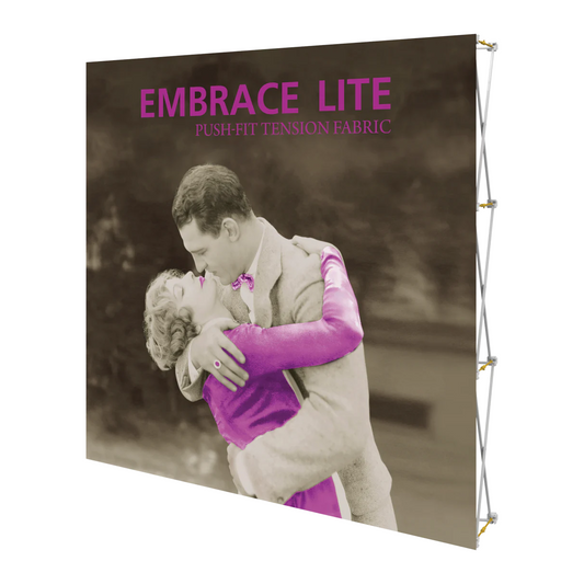 8ft x 8ft Lite Embrace Push-Fit Tension Fabric Display Graphic Replacement (w/o End Caps Graphic Only)