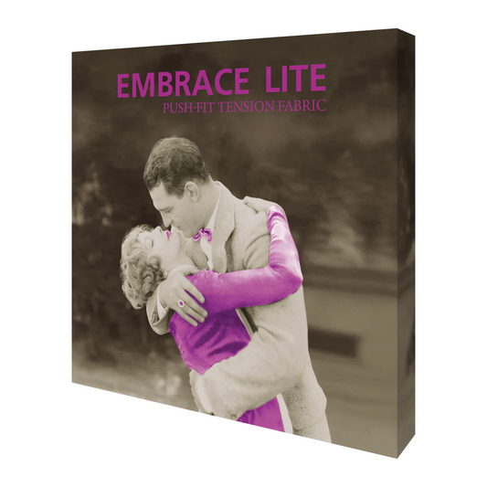 8ft x 8ft Lite Embrace Push-Fit Tension Fabric Display Graphic Replacement (w/ End Caps Graphic Only)