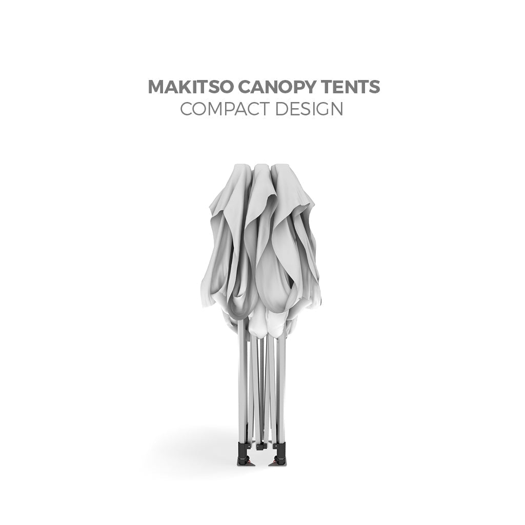 10ft Pop - up Canopy Tent Double - sided w/ (1) Full Wall and (2) Half Walls (Graphic Package) - All4Displays