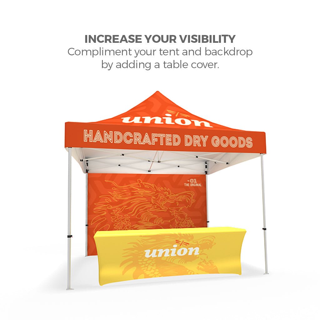 10ft Pop - up Canopy Tent Single - sided (Top Graphic Only) - All4Displays