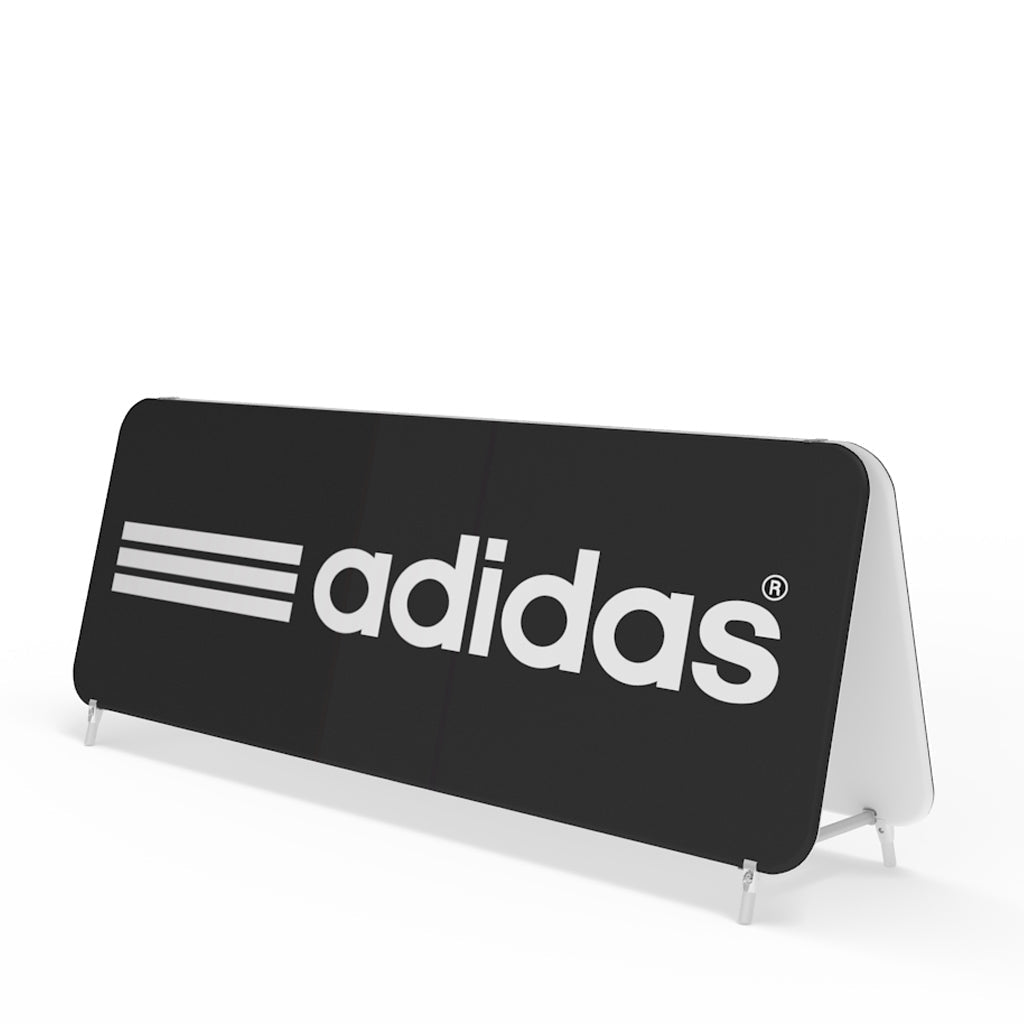 116in WaveLine® Double Stand - Large (2 Side Graphic Only) - All4Displays