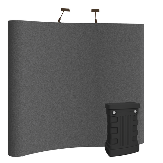 8ft Serpentine Coyote Full Fabric Panel Display (Fabric Package)