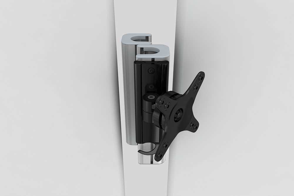 2in WaveLine S - Shaped Connector Double - All4Displays