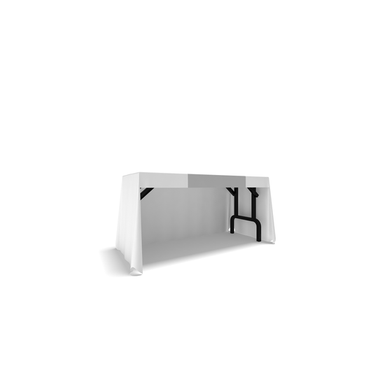 30”x63” Table Runner Drape, Full Color Print - All4Displays