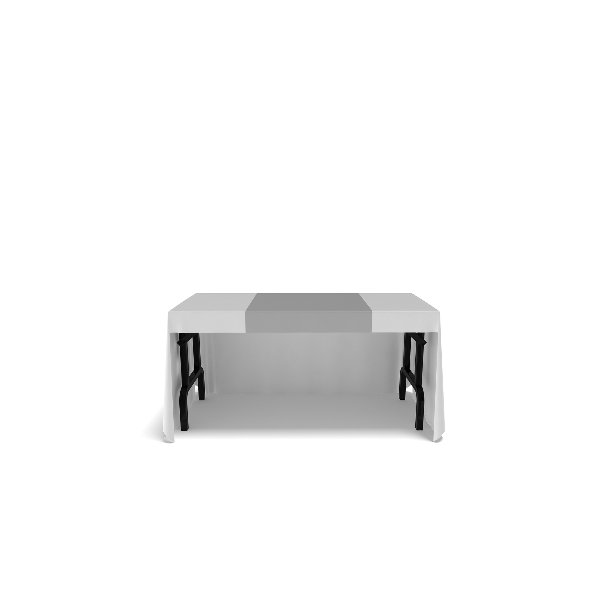 30”x84” Table Runner Drape, Full Color Print - All4Displays