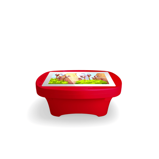 32in Sslab Jr 4K UHD Digital Signage Table Top, Kiosk, or Game Play (Red) - All4Displays