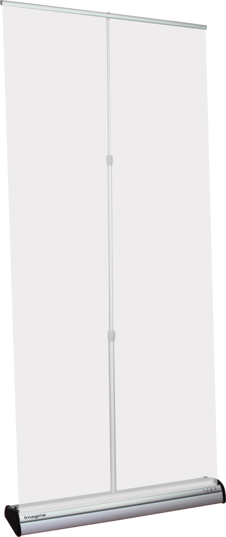 33.5in Imagine 850 Retractable Banner Stand (Premium Fabric Graphic Package) - All4Displays