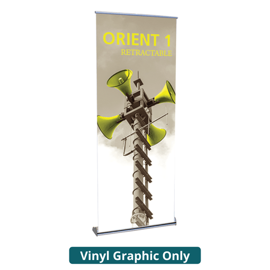 35.5in Orient Double - Sided 920 Retractable Banner Stand (Vinyl Graphic Only) - All4Displays