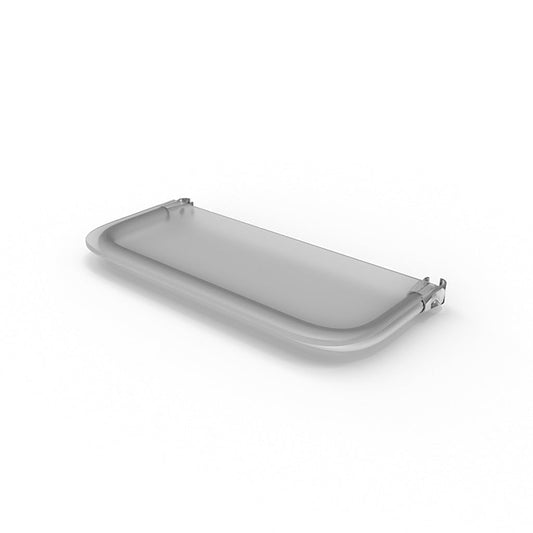 36" WaveLine Merchandiser - Plexiglass Shelf, Clear - All4Displays