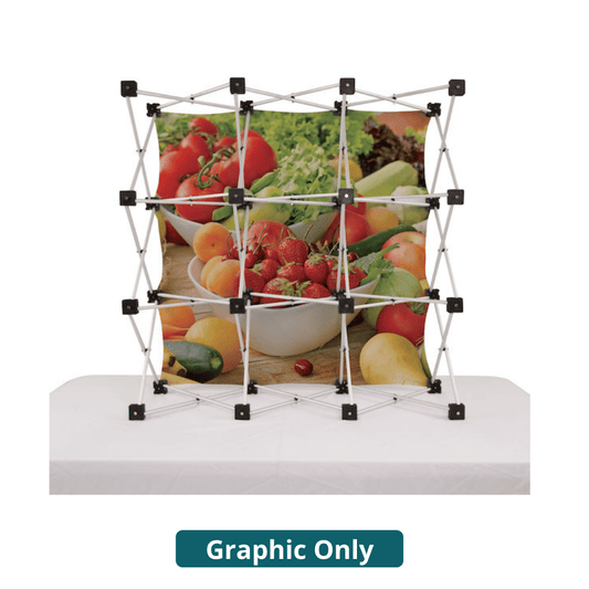 3ft x 3ft Micro GeoMetrix 9 - Quad Back Wall Panel (Graphic Only) - All4Displays