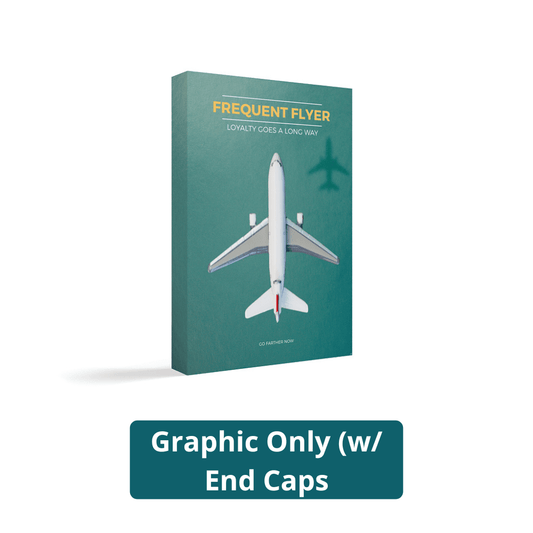 5ft x 8ft OneFabric® Straight Pop Up Display w/ End Caps (Graphic Only) - All4Displays