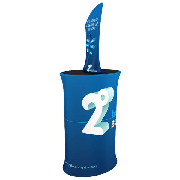 6in x 14in Brandcusi® Bambino Angled Banner Stand - Double - sided (Graphic Only) - All4Displays