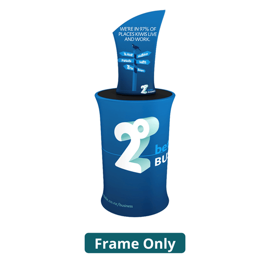 6in x 14in Brandcusi® Bambino Angled Banner Stand (Frame Only) - All4Displays