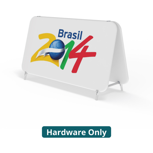 79in WaveLine® Double Stand - Medium (Hardware Only) - All4Displays