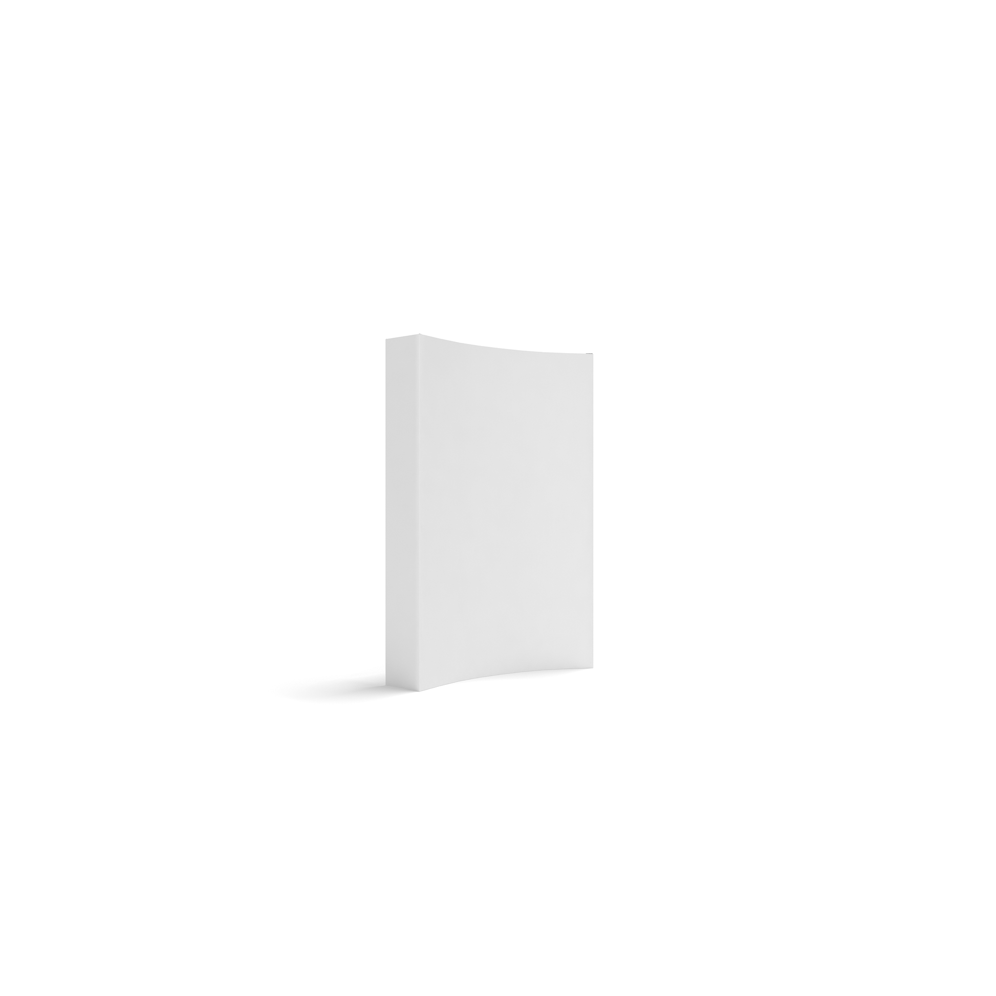 8ft x 5ft OneFabric® Curved Pop Up Display w/ End Caps (Graphic Package) - All4Displays