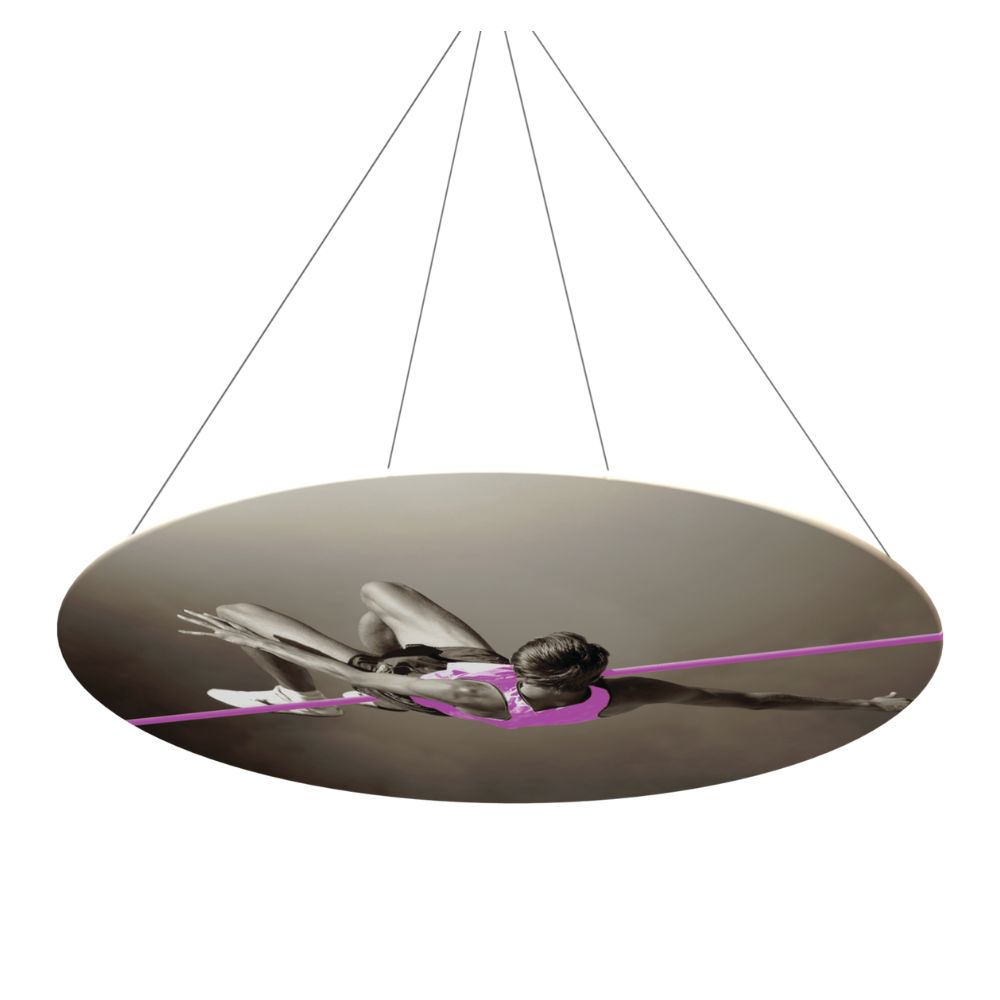 10ft Diameter Formulate Master 2D Horizontal Hanging Structure Disc Single-Sided (Graphic Package)