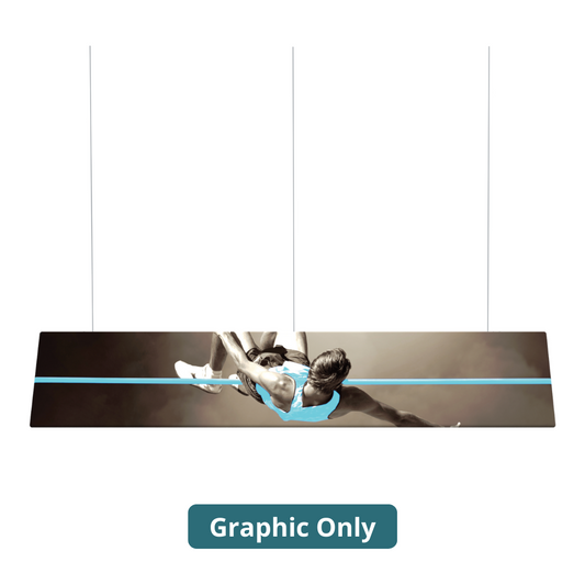 8ft x 2ft Formulate Master 2D Hanging Structure Flat Panel Double-Sided (Graphic Only)