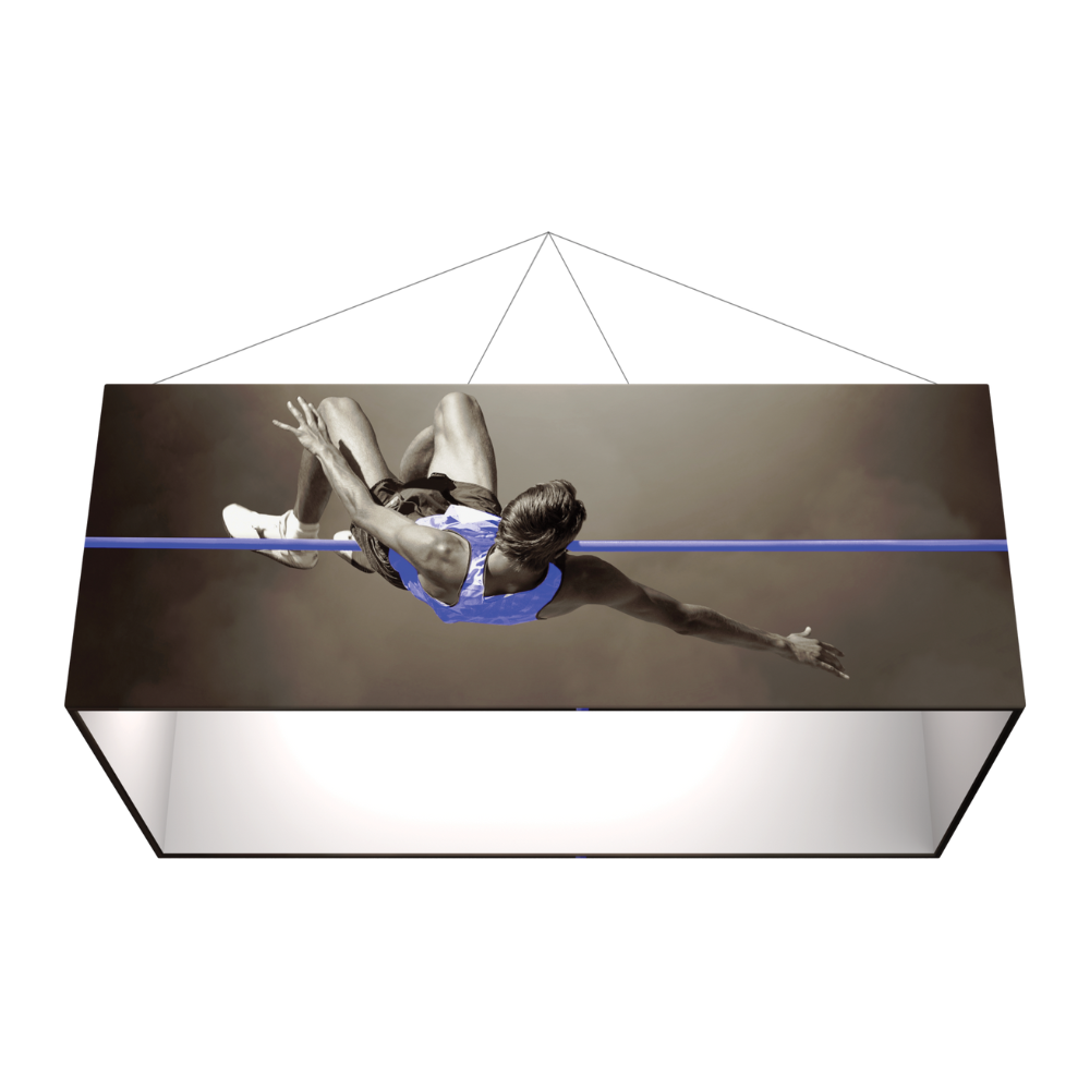 18ft x 3ft Formulate Master 3D Hanging Structure Rectangle Single-Sided w/ Open Bottom (Graphic Package)