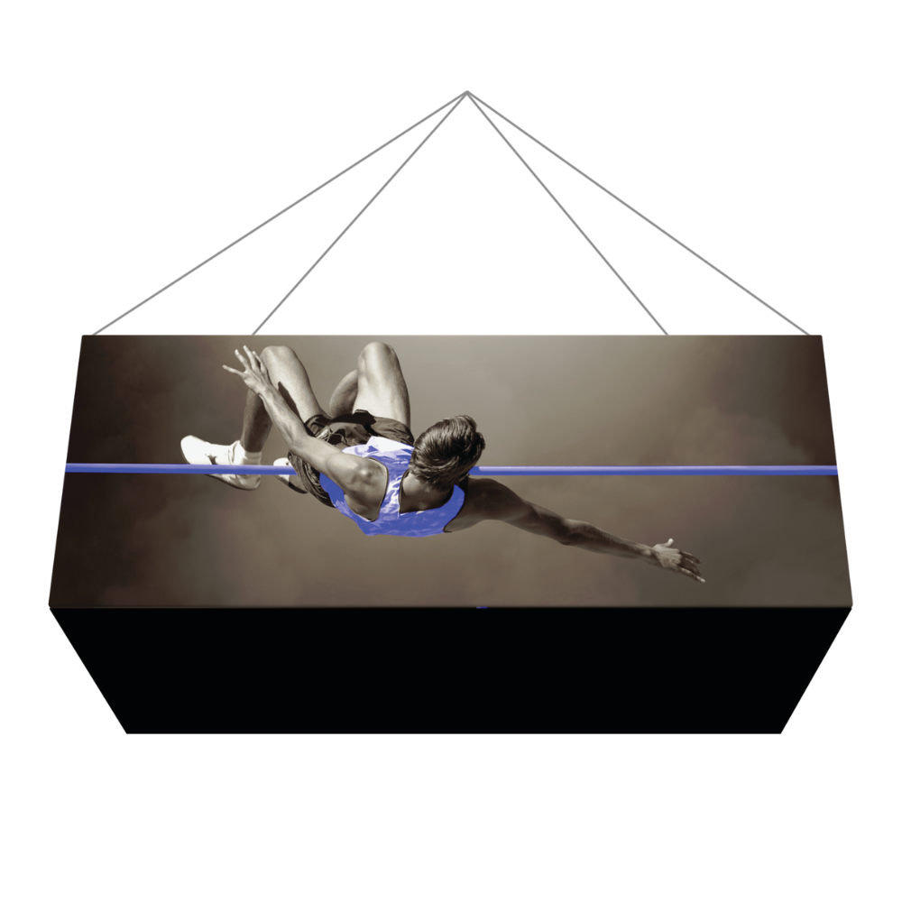 10ft x 5ft Formulate Master 3D Hanging Structure Rectangle Single-Sided w/ Open Bottom (Graphic Only)