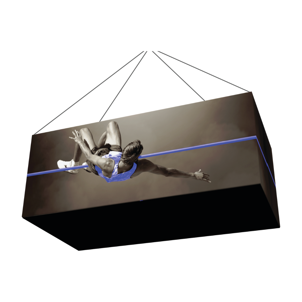 10ft x 3ft Formulate Master 3D Hanging Structure Rectangle Single-Sided w/ Open Bottom (Graphic Package)