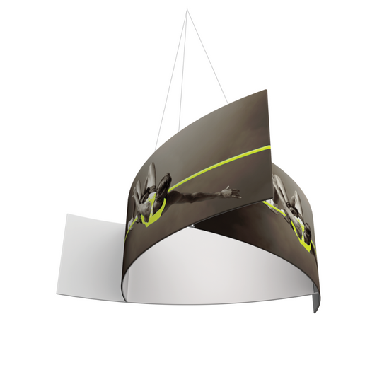 16ft x 3ft Formulate Master 3D Hanging Structure Pinwheel Single-Sided w/ Open Bottom (Graphic Package)