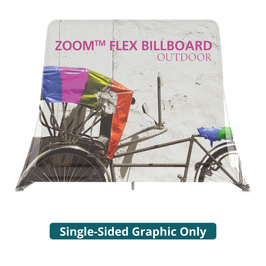9ft x 7ft Zoom Flex Outdoor Billboard Single-Sided (Graphic Only)