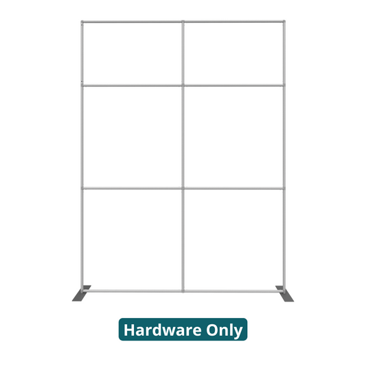 8ft x 8ft Formulate Master Straight Fabric Backwall with OCL case (Hardware Only)