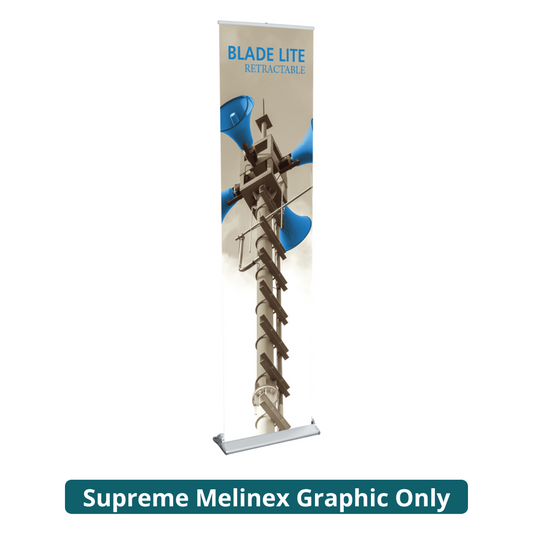 33.5in Blade Lite 850 Retractable Banner Stand (Supreme Melinex Graphic Only)