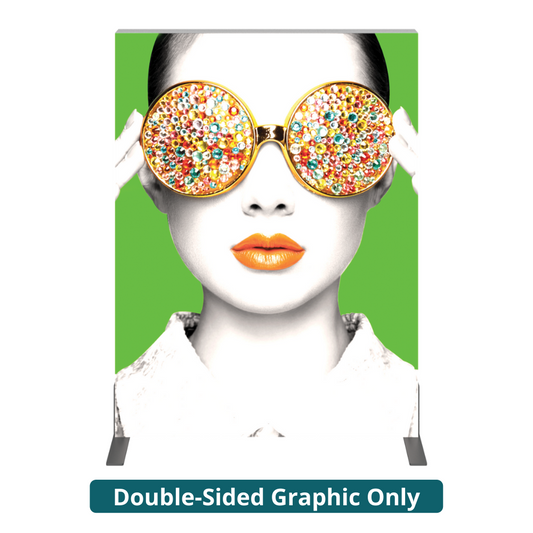 3ft x 4ft Vector Frame Light Box Rectangle 01 Fabric Banner Display Double-Sided (Graphic Only)
